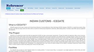 
                            7. Referencer | Customs Central Excise Service Tax | ICEGATE