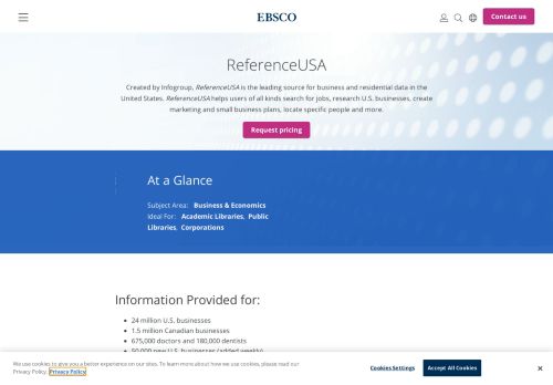 
                            4. ReferenceUSA | EBSCO