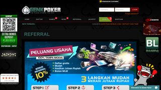 
                            3. Referral - GenkPoker Online Terpercaya