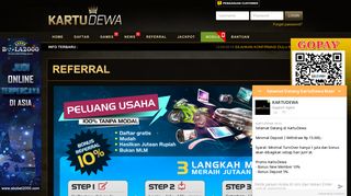 
                            3. Referral - Kartu Dewa Agen Poker Judi Online Terpercaya di Indonesia