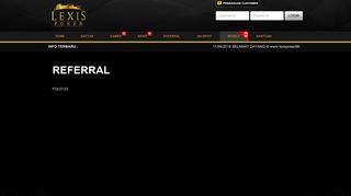 
                            2. Referral - LexisPoker | Situs Agen Poker Terpercaya Resmi Server ...