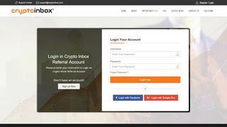 
                            3. Referral Login - Cryptoinbox