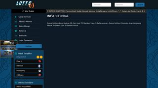 
                            4. Referral - LOTTO03.COM BANDAR TOGEL ONLINE TERBESAR ...