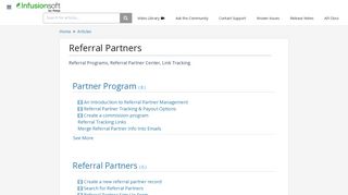 
                            7. Referral Partners | Infusionsoft by Keap