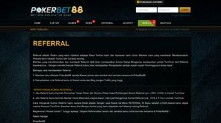
                            2. Referral - POKERBET88 | Agen Poker Online Terpercaya