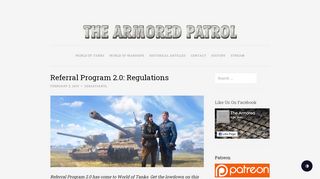 
                            11. Referral Program 2.0: Regulations – The Armored Patrol