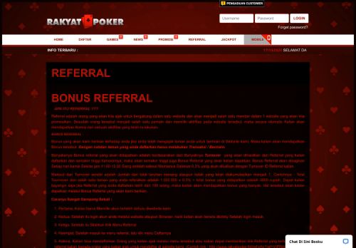 
                            2. Referral - RakyatPoker