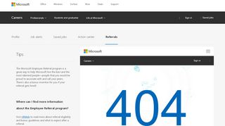 
                            8. Referrals | Microsoft Careers