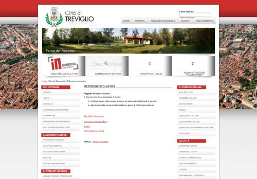 
                            2. Refezione scolastica | Sito ufficiale Comune di Treviglio