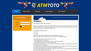 
                            3. refferal - ATM TOTO - Bermain togel online dengan mudah dan cepat