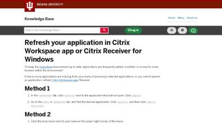 
                            11. Refresh your application in Citrix Workspace app or Citrix Receiver for ...