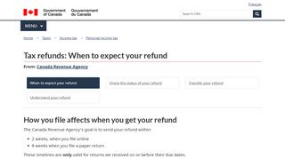 
                            12. Refunds - Canada.ca