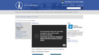 
                            10. RefWorks | Libraries