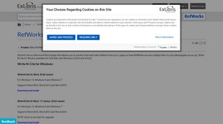 
                            1. RefWorks Write-N-Cite downloads - Ex Libris Knowledge Center