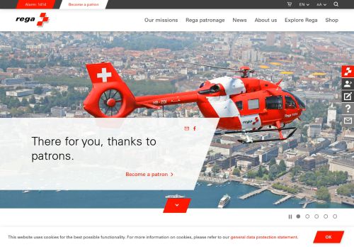 
                            12. Rega – Swiss Air-Rescue Rega – Emergency number 1414