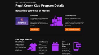 
                            3. Regal Crown Club Program Details