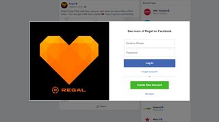 
                            8. Regal - Regal Crown Club members, use your card when ... - Facebook