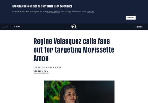 
                            11. Regine Velasquez calls fans out for targeting Morissette Amon