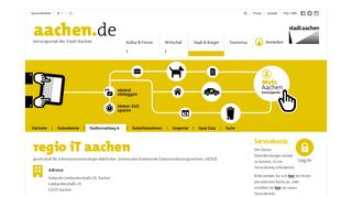 
                            11. regio iT aachen - serviceportal.aachen.de