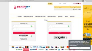 
                            12. RegioJet | Login