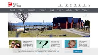 
                            3. Region Gotland: Startsida