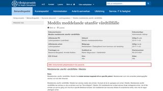 
                            5. Region Östergötland - Meddix meddelande utanför vårdtillfälle