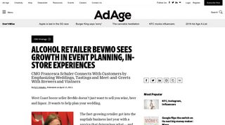 
                            10. Regional Alcohol Retailer BevMo Sees Growth in Event Planning, In ...