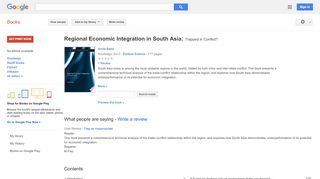 
                            13. Regional Economic Integration in South Asia: Trapped in Conflict?