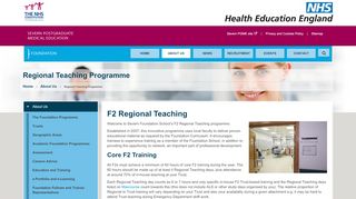 
                            12. Regional Teaching Programme - Foundation