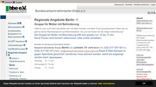 
                            10. Regionale Angebote Berlin - www.Behinderte-Eltern.de