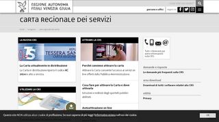 
                            5. Regione Autonoma Friuli Venezia Giulia - Carta regionale dei servizi