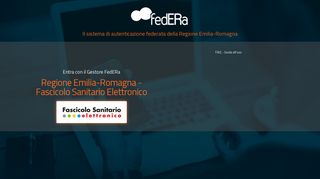 
                            10. Regione Emilia-Romagna - Fascicolo Sanitario Elettronico - FedERa