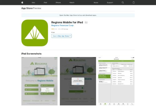 
                            11. Regions Mobile for iPad on the App Store - iTunes - Apple