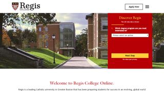 
                            10. Regis College Online: Home