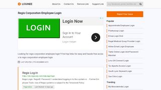 
                            5. Regis Corporation Employee Login