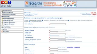 
                            1. Registar Empresa - Net-Empregos