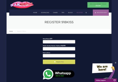 
                            6. Register 918kiss Malaysia - 918Kiss Login Official Agent Asia