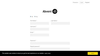 
                            7. Register - Abvent iD