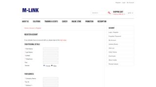 
                            8. Register Account - M-Link System (M) Sdn Bhd