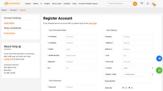 
                            2. Register Account - Poorvika