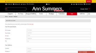 
                            2. Register - Ann Summers