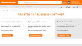 
                            4. Register as a business customer | Hoffmann Group