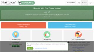 
                            7. Register as a Tutor or Student | First Tutors: Ireland