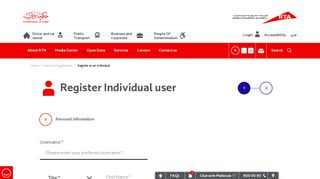 
                            5. Register as an individual - RTA