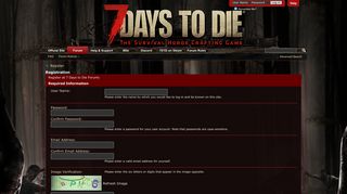 
                            4. Register at 7 Days to Die Forums