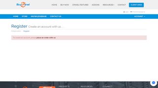 
                            3. Register - BuycPanel.com