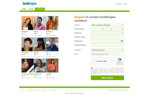 
                            3. Register - Caribbean Dating at CaribSingles.com