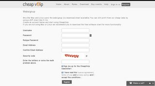 
                            1. Register - CheapVoip | Unlimited Free Calls Worldwide