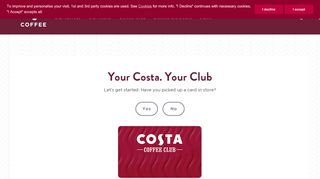 
                            2. Register | Coffee Club | Costa Coffee
