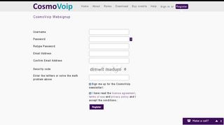 
                            4. Register - CosmoVoip | Our rates are out of this world!